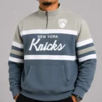 NY Knicks Thunderstorm Head Coach Quarter-Zip Jacket