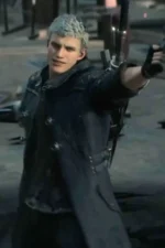 Nero Devil May Cry 5 Denim Coat with Hood For Sale
