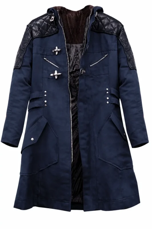 Nero Devil May Cry 5 Denim Coat with Hood On Sale