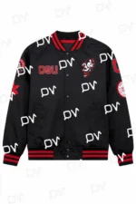 Ohio State Buckeyes Double Clutch Lightweight Black Satin Jacket
