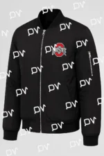 Ohio State Buckeyes Full-Zip Bomber Jacket Black