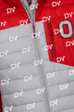 Ohio State Buckeyes Red Gray Double Blitz Heavyweight Jacket On Sale