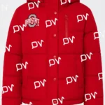 Ohio State Buckeyes Scarlet Full-Zip Puffer Jacket