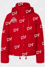 Ohio State Buckeyes Scarlet Full-Zip Puffer Jacket