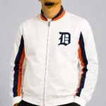 Rebound Detroit Tigers Track Satin Jacket