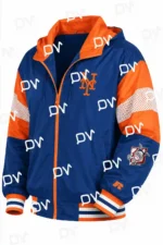 Royal Orange NY Mets Legacy Lightweight Hooded Jacket