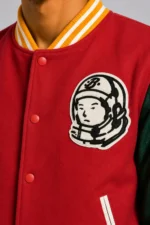 Shop Billionaire Boys Club BB Letterman Red Varsity Jacket