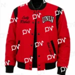 UNLV Runnin Rebels Red Teddy Varsity Wool Jacket