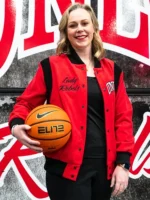 UNLV Runnin Rebels Red Teddy Varsity Wool Jacket For Sale