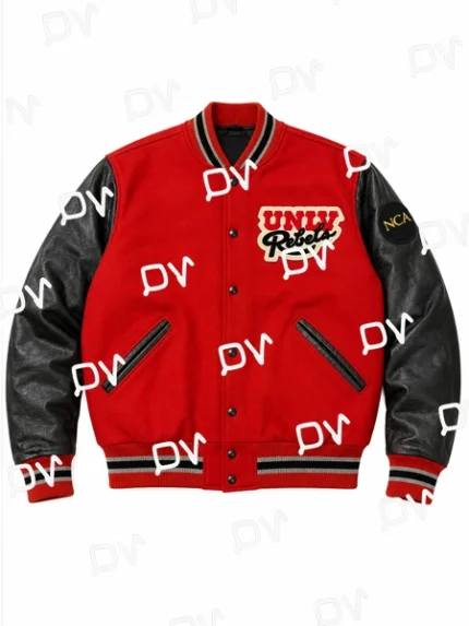 UNLV Runnin Rebels Red and Black Varsity Jacket