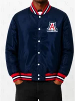 Arizona Wildcats Script Navy Retro Bomber Jacket