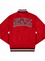 Arkansas Razorbacks Arched Collegiate Varsity Jacket