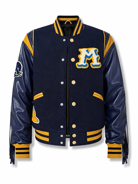 Distinctive Fringe Mother Varsity Jacket