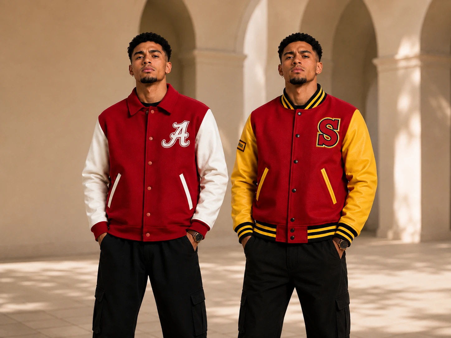 Men's premium varsity jackets collection