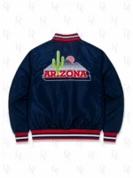 Shop Arizona Wildcats Script Navy Retro Bomber Jacket