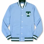 Tulane Green Wave Arched Blue Bomber Jacket
