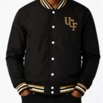 UCF Knights Script Black Bomber Jacket