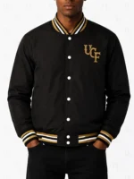 UCF Knights Script Black Bomber Jacket