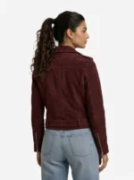 Laila Jackson Murder in a Small Town Suede Jacket Back