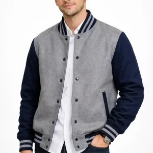 PLAIN VARSITY JACKETS