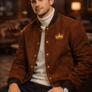 SUEDE VARSITY JACKETS