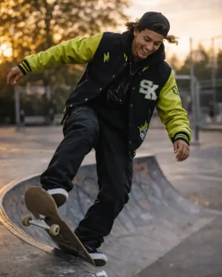 Home 104 Skateboarding at sunset in the park